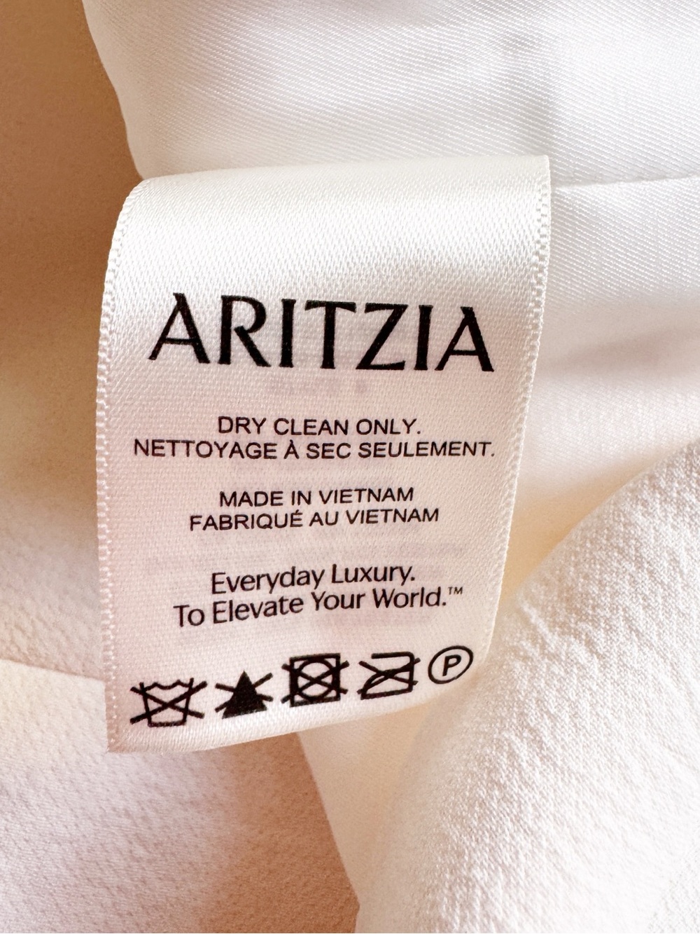ARITZIA Wilfred Regal Button Front Dress Size 10 in Metropolis Beige - Picture 15 of 16